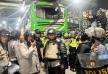 Polda DIY Evakuasi Suporter Persib Bandung Pasca Pertandingan