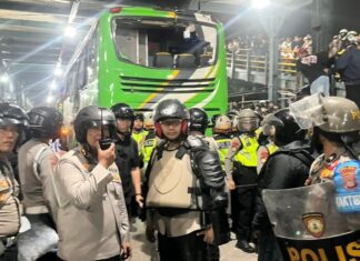 Polda DIY Evakuasi Suporter Persib Bandung Pasca Pertandingan