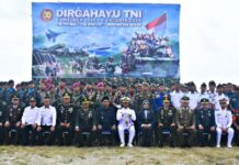 Ketua DPRD Lingga Hadiri Upacara HUT TNI ke-80 di Dabo Singkep