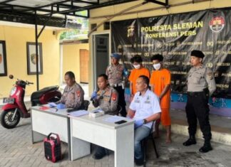 Bacok Pengendara Motor, Pelajar di Sleman Ditangkap Polisi