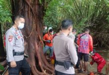 Mayat Pria Ditemukan Tewas Tersangkut Pohon Bambu Kali Winongo