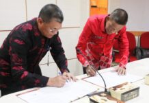 Pemerintah Kabupaten Lingga dan Pemko Batam resmi teken PKS terkait e-Monev