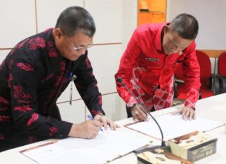 Pemerintah Kabupaten Lingga dan Pemko Batam resmi teken PKS terkait e-Monev