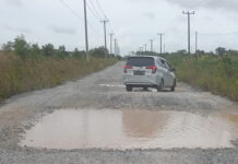 Lapor Pak Prabowo ! Miris, di Natuna Masih Ada Jalan Berlobang – lobang berpotensi Makan korban