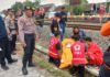 Warga Godean Tewas Tertabrak Kereta Api