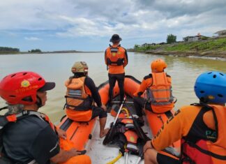 Pencarian Korban Tengggalam di Muara Sungai Serang Kulon Progo Belum Membuahkan Hasil
