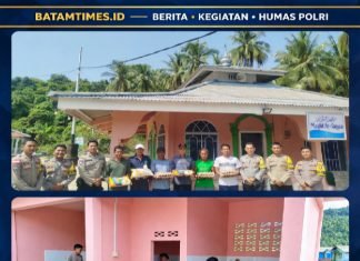 GEBER Rumah Ibadah, Cara Polsek Jemaja Hadirkan Polri Humanis di Anambas