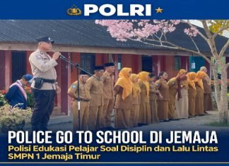 Police Go To School di Anambas, Polsek Jemaja Edukasi Pelajar Soal Disiplin dan Lalu Lintas