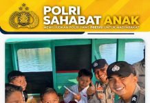 Senyum Anak Pesisir Sambut Polisi di Anambas, Potret Humanis Polri di Atas Perahu
