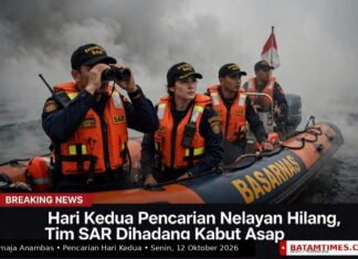 Hari Kedua Pencarian Nelayan Hilang, Tim SAR Gabungan Dihadapkan Tantangan Kabut Asap