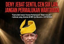 Deny Jebat Sentil Cen Sui Lan: Jangan Permalukan Wartawan, Ingat Marwah Melayu!