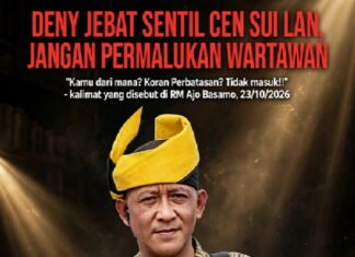 Deny Jebat Sentil Cen Sui Lan: Jangan Permalukan Wartawan, Ingat Marwah Melayu!