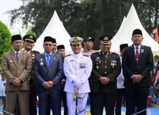 HUT ke-81 TNI di Anambas, Lanal Tarempa Kobarkan Semangat TNI Kuat Bersama Rakyat