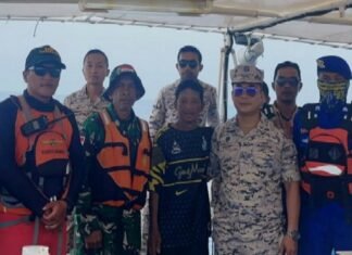 Nelayan Anambas Bachtiar Dijemput SAR di Perbatasan Laut Malaysia – Indonesia