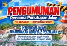 BP Batam Perbaiki Jalan Gajah Mada Jalur Sei Ladi: Siapkan Rekayasa Lalu Lintas Mulai 18 Oktober 2026